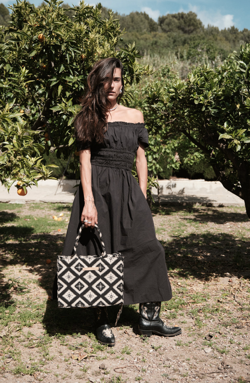 Luna Moon Studios - Rue Rivoli Mid Tote Bag Black