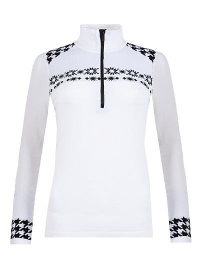 Newland - Eris T-Neck Sweater Women Black/White