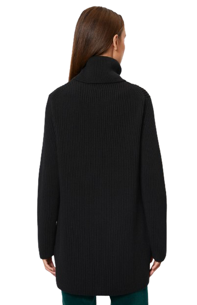 Marc O' Polo - Long Cotton Sweater Black