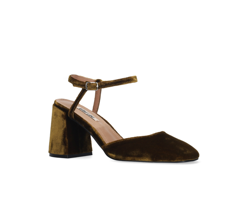 Bibi Lou - Emily Pump Velvet Ocre