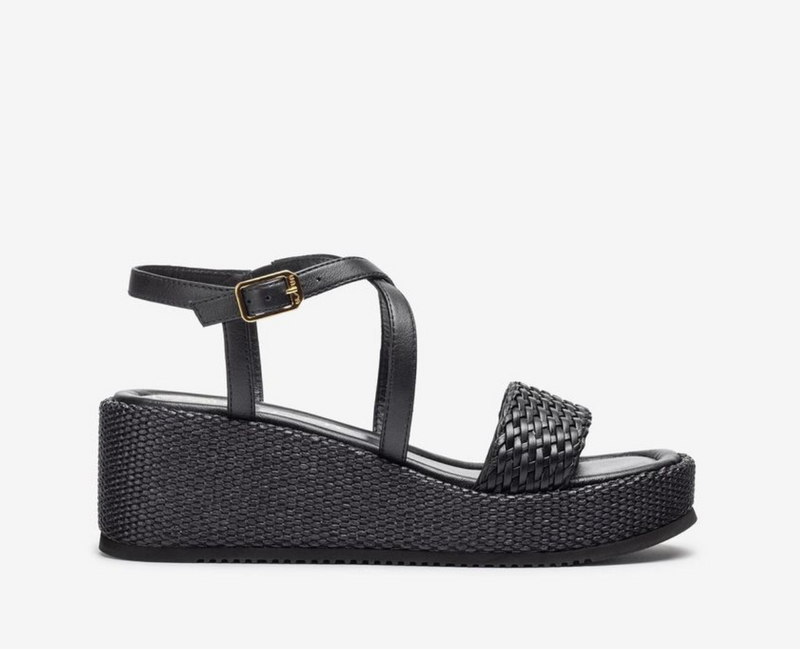 Unisa - Itzel Platform Sandal Black