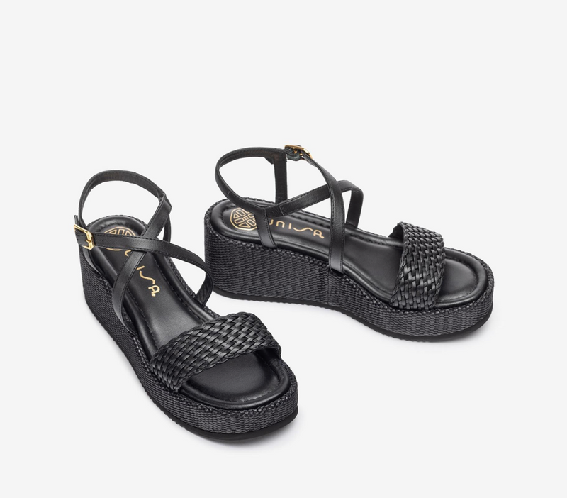 Unisa - Itzel Platform Sandal Black
