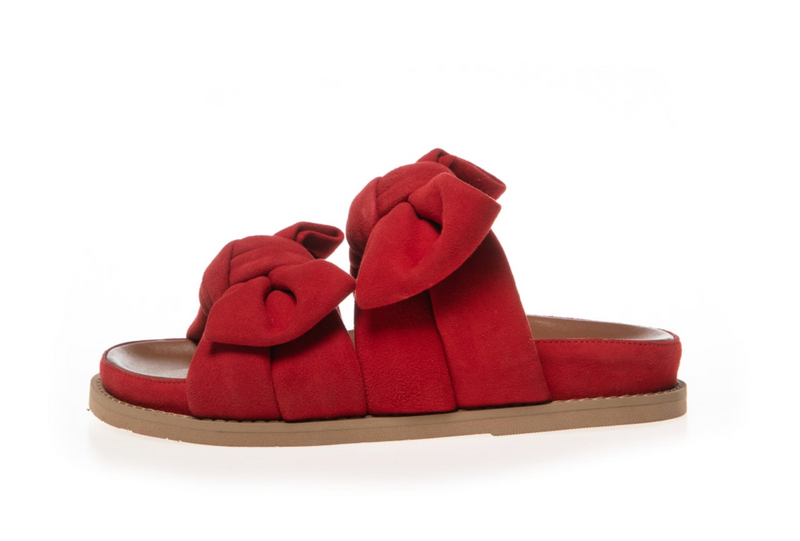Copenhagen Shoes - Signe Bow Sandal Red