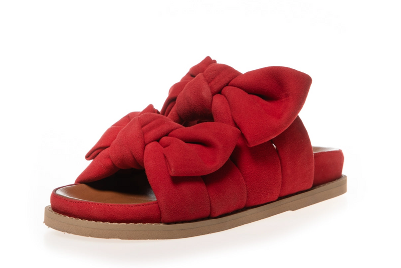 Copenhagen Shoes - Signe Bow Sandal Red