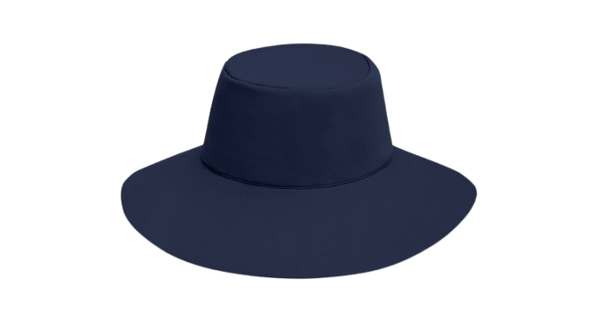 Wallaroo Hat Company - Aqua Hat With Chin Strap Navy