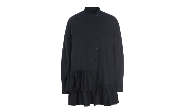 Bitte Kai Rand - Cotton Frill Shirt Black