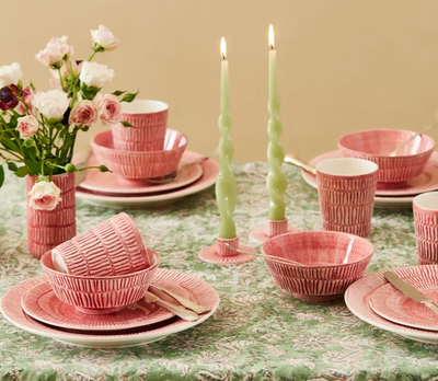 Mateus Collection - Stripes Bowl Pink