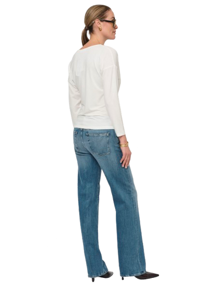 LaSalle - Falling Neck Shirt White