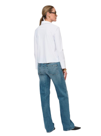 LaSalle - Boxy Crop Shirt White