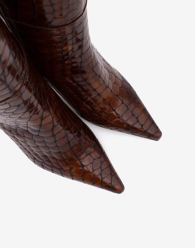 Ángel Alarcon - Liliana Boot Crocodile