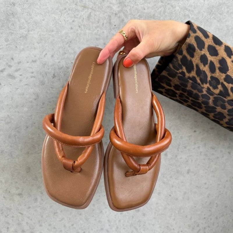Copenhagen Shoes -  Vinita Sandal Cognac