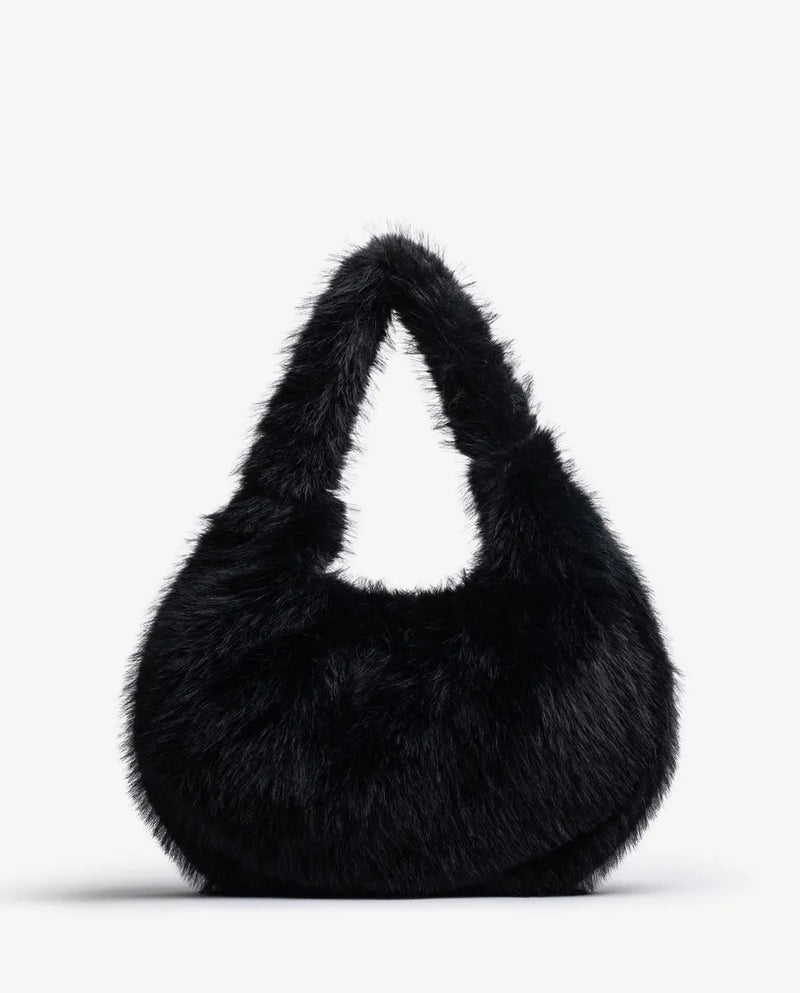 Unisa - Fur Bag Black