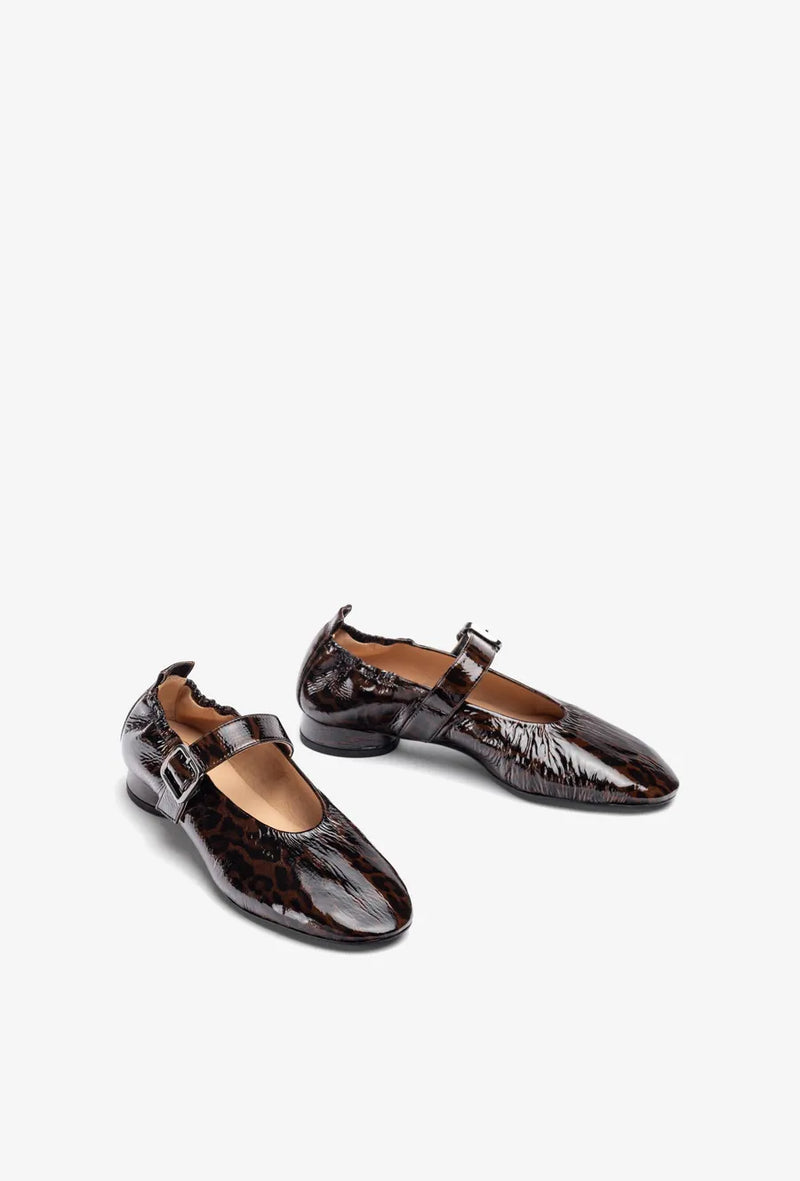 Unisa - Mary Jane Ballerina Animal Print
