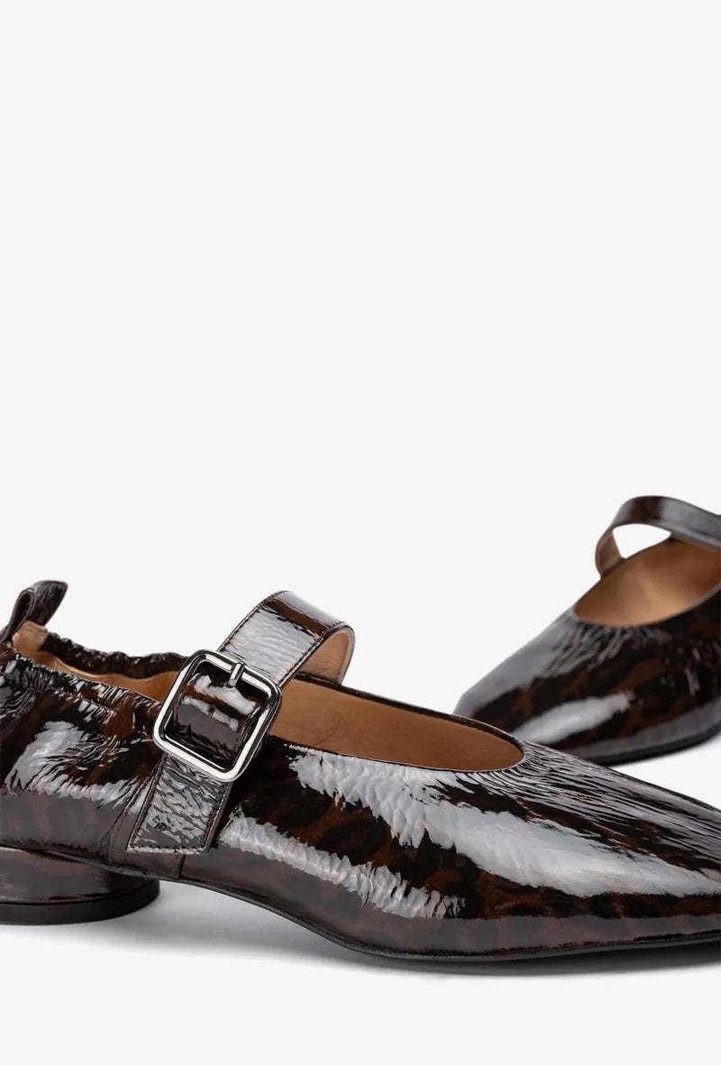 Unisa - Mary Jane Ballerina Animal Print