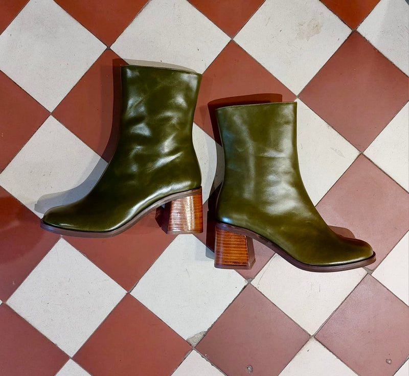 Ángel Alarcón - Desiree Ankle Boot Green