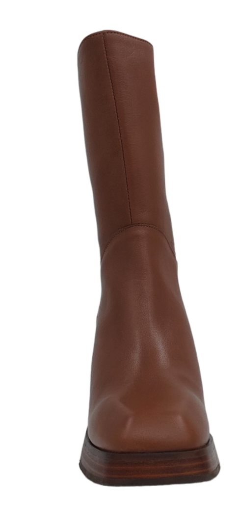 Ángel  Alarcón - Sadie Heeled Boot Brown