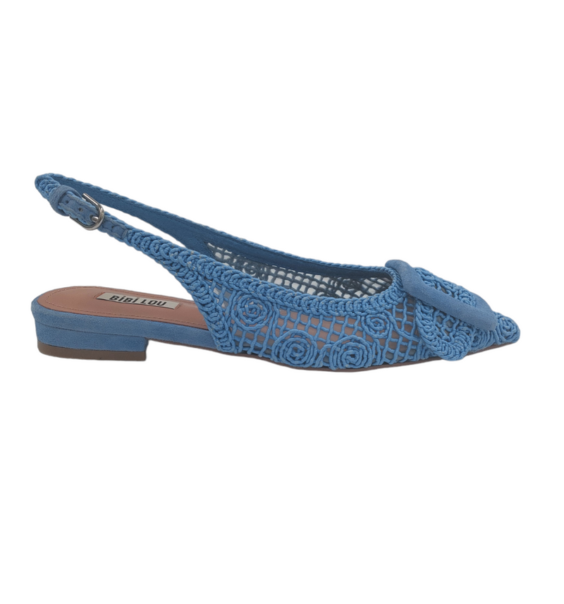 Bibi Lou -  Hannah Flat Denim Blue