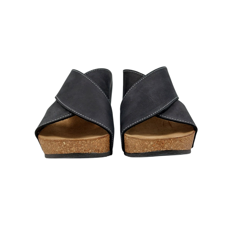Copenhagen Shoes - Frances Sandal Nubuck Black
