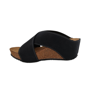 Copenhagen Shoes - Frances Sandal Nubuck Black