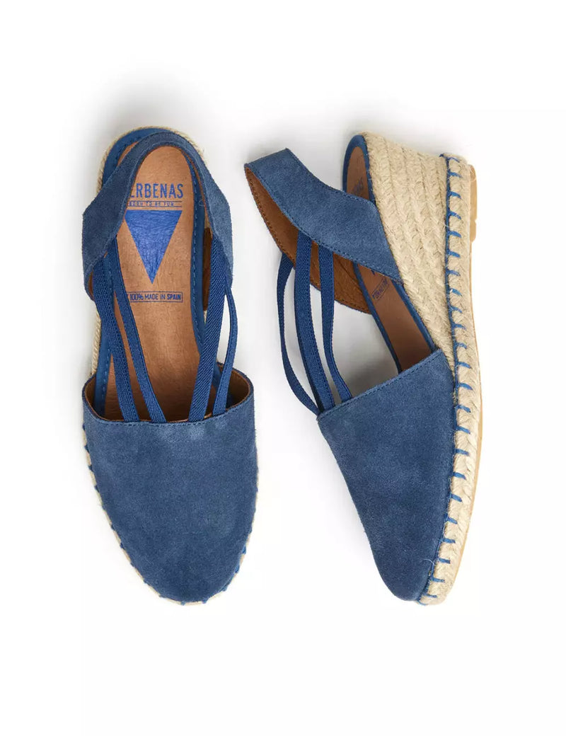 Verbenas - Maika Wedge Espadrille Blue