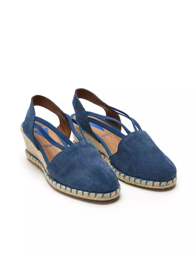 Verbenas - Maika Wedge Espadrille Blue